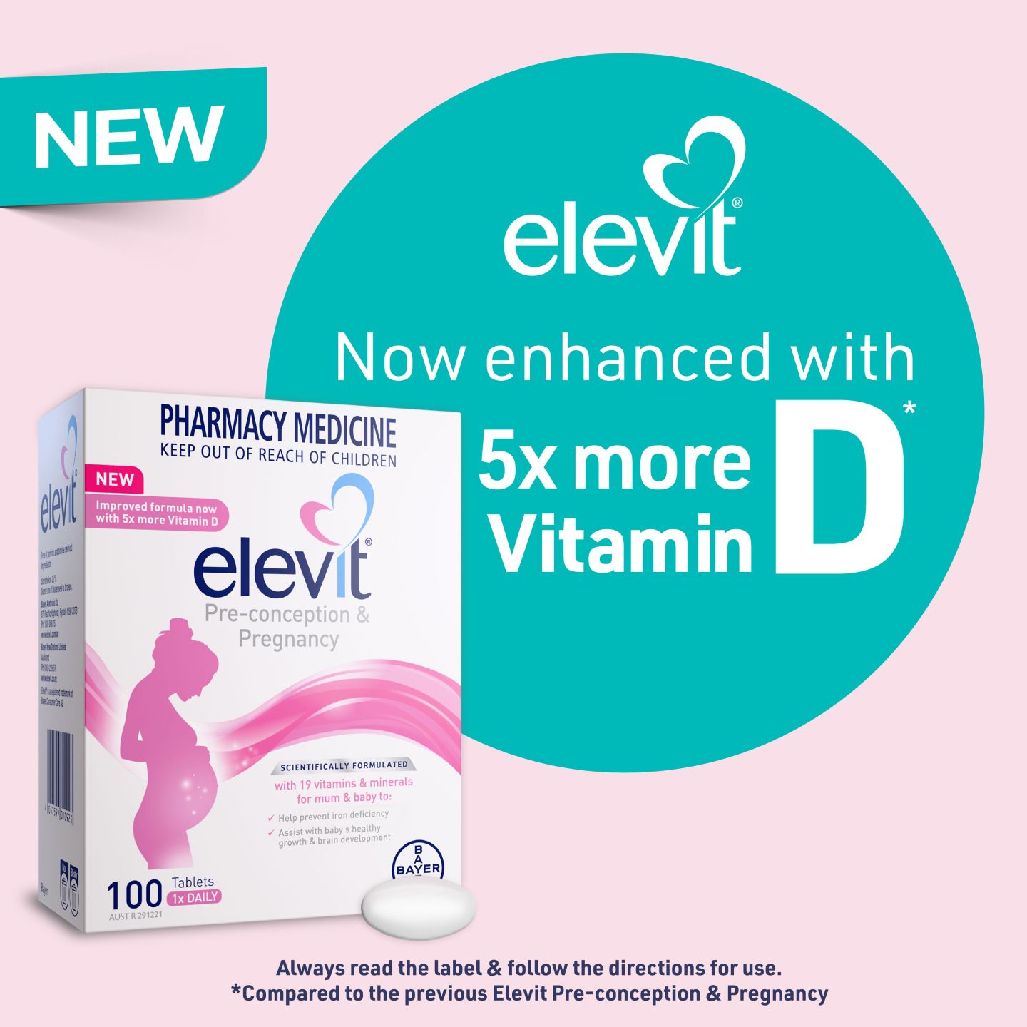 Elevit Pre-conception & Pregnancy Multivitamin
