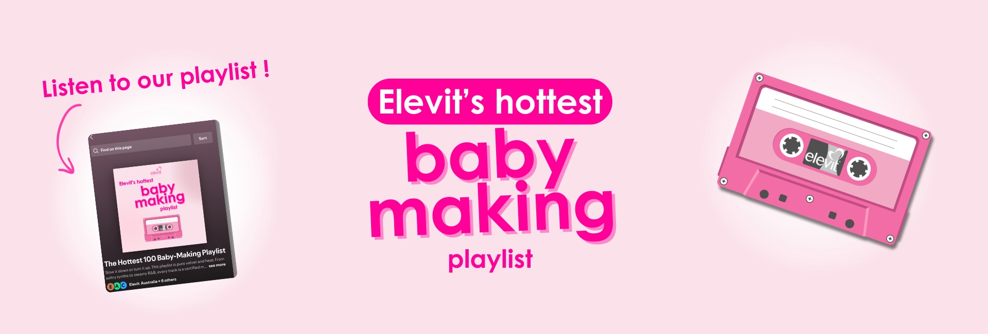 Elevit’s Hottest Baby Making Playlist